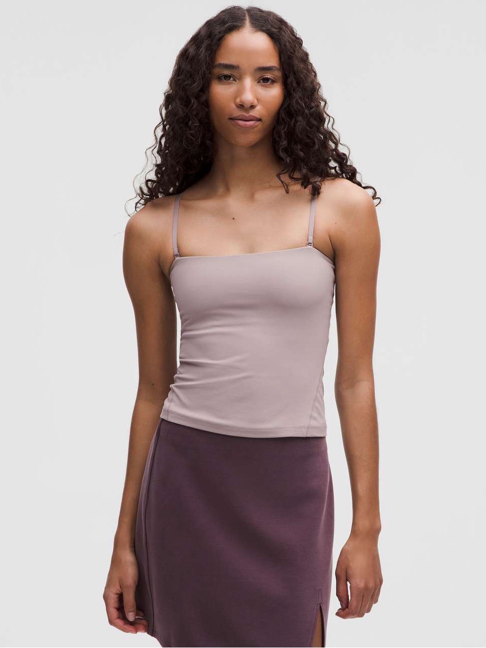 Lululemon Align Convertible Tube Top In Mauve Grey